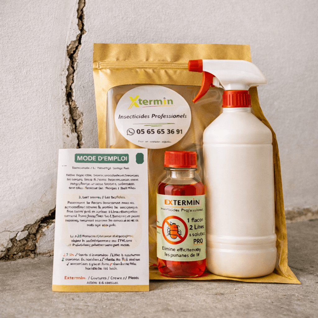 XTERMIN PRO –  Pack Anti-Punaises (2 Litres de solution)