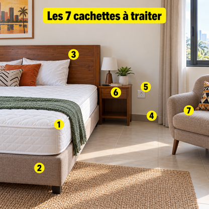 Pack Anti-Punaises de Lit XTERM'IN — Concentré 2,5 L + Pulvérisateur Offert