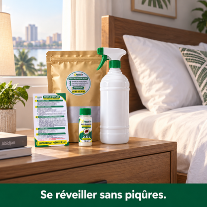 Pack Anti-Punaises de Lit XTERM'IN — Concentré 2,5 L + Pulvérisateur Offert